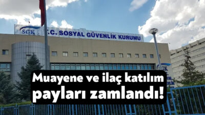 SGK tarafından Resmi Gazete’de yayınlanan karara göre, muayene ve reçeteli