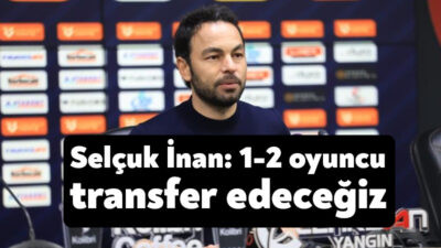 Kocaelispor Teknik Direktörü Selçuk İnan, Antalyaspor maçının ardından, "Ligin ilk