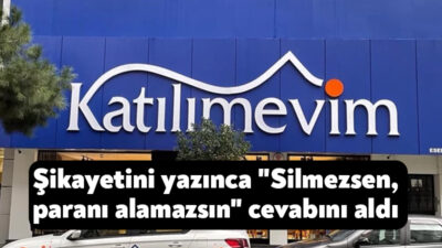 Kocaeli'de bir vatandaş, Katılım Evim firmasıyla yaşadığını sıkıntıları internet üzerinden