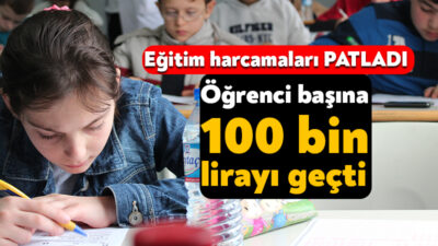 TÜİK, 2024 yılı eğitim harcamaları verilerini yayınladı. Buna göre, 2024