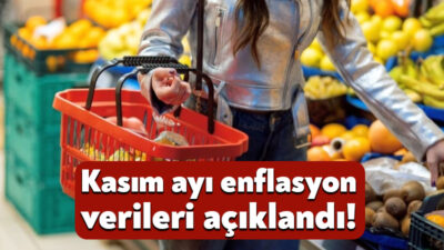 TÜİK, kasım ayı enflasyon rakamlarını açıkladı. Buna göre, aylık enflasyon
