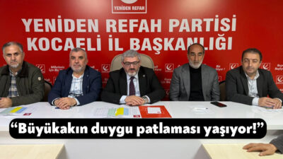 Yeniden Refah Partisi Kocaeli İl Başkanı Ahmet Emre Aydın, yönetim