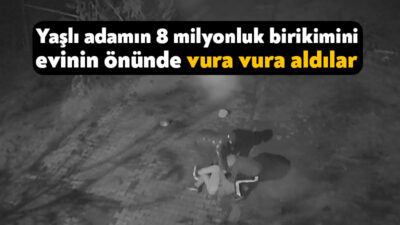 Kocaeli'nin Gebze ilçesinde 74 yaşındaki Zeki Aydın, evinin önünde iki