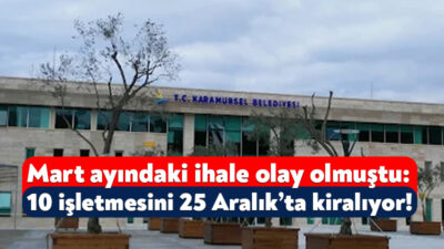 Karamürsel Belediyesi, işletmeleri kiraya vermek için ihaleye çıkacak. Belediye bünyesinde