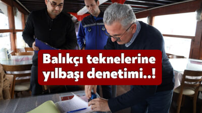 Kocaeli Büyükşehir Belediyesi Zabıta Dairesi Başkanlığı ekipleri, İzmit Marina’da bulunan