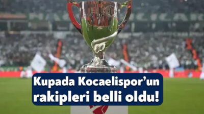 Ziraat Türkiye Kupası’nda grup kuraları bugün Riva’da çekildi. Kocaelispor Beşiktaş