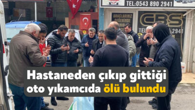 Kocaeli'nin Körfez ilçesinde gırtlak kanseri tedavisi gören 67 yaşındaki Hayri