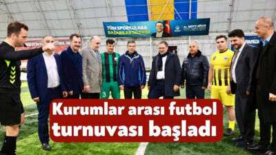 Derince Belediyesi Kurumlar Arası Futbol Turnuvası’nda heyecan oynanan açılış müsabakaları