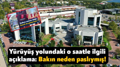 Kocaeli Büyükşehir Belediyesi’nin yürüyüş yolu olarak bilinen Cumhuriyet Bulvarı’na yaptırılan