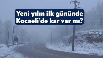 Meteoroloji Genel Müdürlüğü 1 Ocak 2026 tarihinde Kocaeli hava durumu