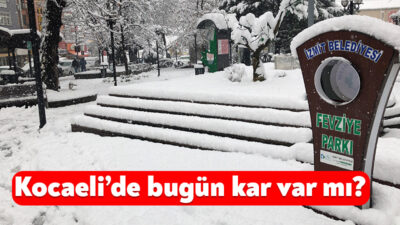 Meteoroloji Genel Müdürlüğü tarafından 19 Ocak 2026 tarihli Kocaeli hava