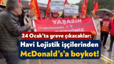 Çayırova’da faaliyetlerine devam eden ve McDonald’s Şirketi’nin lojistik hizmetlerini yürüten