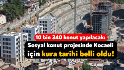 TOKİ’nin yurt genelinde inşa edeceği 500 bin sosyal konut projesi