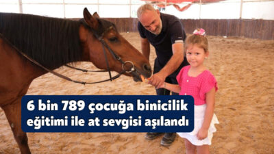 Kocaeli Büyükşehir Belediyesi, 4-6 yaş arası çocuklara yönelik ücretsiz at