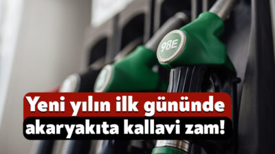 Türkiye’de yeni yıl akaryakıta yapılan zamla geldi. 2026 yılının ilk