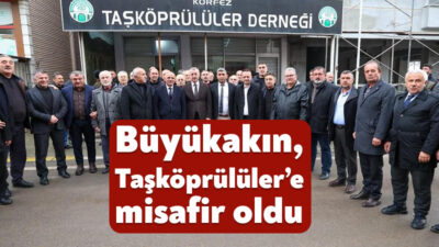 Kocaeli Büyükşehir Belediye Başkanı Tahir Büyükakın yoğun programları arasında hemşehri