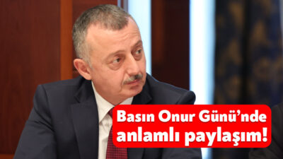 Kocaeli Büyükşehir Belediye Başkanı Tahir Büyükakın, 16 Ocak Basın Onur