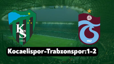 Trendyol Süper Lig'in 18.haftasında Kocaelispor evinde Trabzonspor'u konuk ediyor.  Zorlu