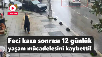 Kocaeli’nin Çayırova ilçesinde yaya geçidinden karşıya geçerken bir otomobilin çarpması