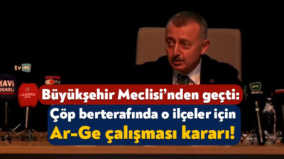 Kocaeli Büyükşehir Belediyesi’nin ocak ayı meclis toplantısı bugün gerçekleştirildi. Meclis