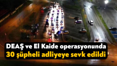 Kocaeli'de DEAŞ ve El Kaide terör örgütlerine yönelik 29 Aralık'ta