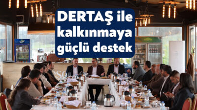 Atılımcı İş Adamları Derneği yönetimini İshakçılar’da konuk eden Başkan Gökçe