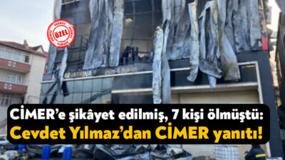 Dilovası’nda 8 Kasım’da meydana gelen ve 7 kişinin ölümüyle sonuçlanan