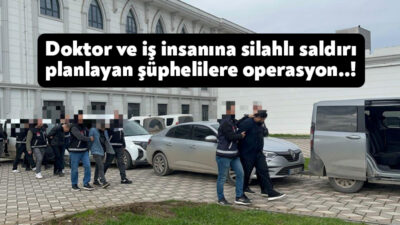 Kocaeli'de bir doktor ve iş insanına yönelik silahlı saldırı planının