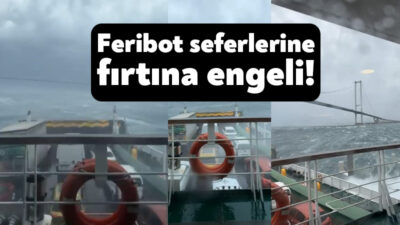 Kocaeli'nin Gebze ilçesi Eskihisar ile Yalova'nın Topçular hattı arasında ulaşımı