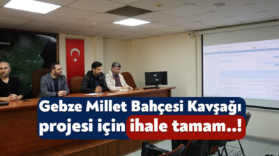 Kocaeli Büyükşehir Belediyesi, Gebze’de trafiği rahatlatacak bir projeyi daha hayata