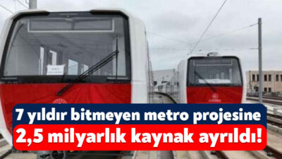 Kocaeli’nin ilk metro projesi olan ve yapımına 2018 yılında başlan