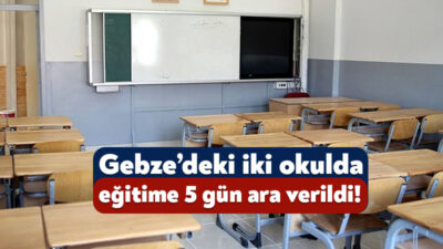 Kocaeli genelinde etkili ve Gebze bölgesinde büyük hasara yol açan