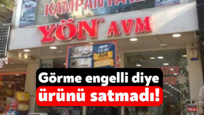 İzmit’te yer alan Yön Alışveriş Merkezi, Hasan Yıldırıcı isimli görme
