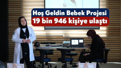 Kocaeli Büyükşehir Belediyesi, “Hoş Geldin Bebek” projesi kapsamında anne ve