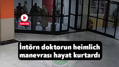 Kocaeli Üniversitesi Hastanesi’nde bir intörn doktor, yemek yerken boğulma tehlikesi