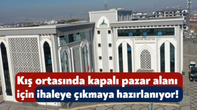 Kartepe Belediyesi, Ataevler Mahallesi’nde kapalı pazar alanı yapacak. Şubat ayında