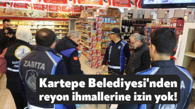 Kartepe Belediyesi Zabıta Müdürlüğü, 2026 yılının ilk denetimi için düğmeye