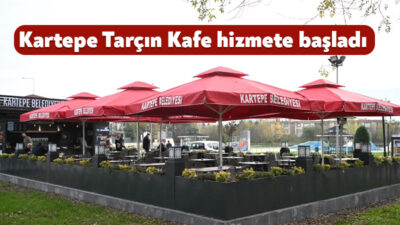 Kartepe’de özellikle gençlerin yeni buluşma noktası olması beklenen Tarçın Kafe,