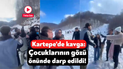Kocaeli'nin turizm bölgesi Kartepe'de ATV turu düzenleyen şahıslar, tartıştıkları vatandaşlara
