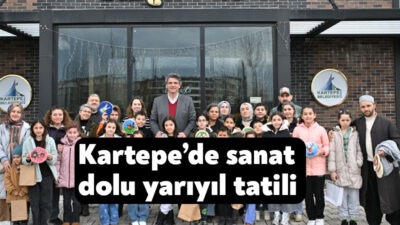 Kartepe Belediyesi, yarıyıl tatilini çocuklar için unutulmaz kılmaya devam ediyor.