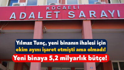 Adalet Bakanı Yılmaz Tunç, Kocaeli’de yaptığı açıklamada Kartepe’ye yapılması planlanan