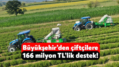 Kocaeli Büyükşehir Belediyesi, geniş bir yelpazede çiftçilere desteğini sürdürüyor. Bu