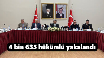 Kocaeli Valisi İlhami Aktaş, 2025 yılında kent genelinde kesinleşmiş hapis