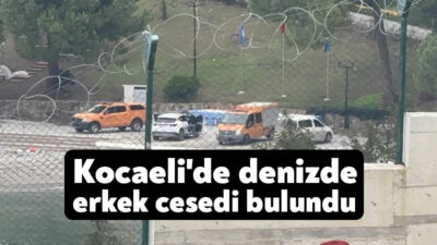 Kocaeli'nin Darıca ilçesinde denizde erkek cesedi bulundu.