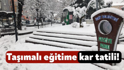 Yurt genelinde ve Kocaeli’de etkili olması beklenen kar yağışı nedeniyle