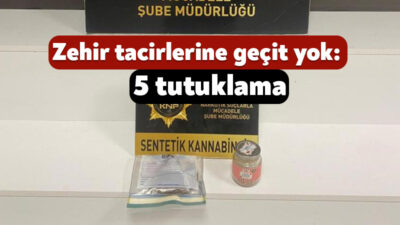 Kocaeli’de şehir genelinde polis ekiplerince yapılan gerçekleştirilen uyuşturucu operasyonunda