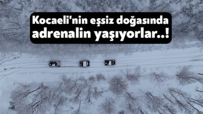 Kocaeli'yi etkisi altına alan kar yağışı eşsiz manzaralar ortaya koyarken,