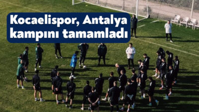 Kocaelispor, Antalya’da sürdürdüğü devre arasını kampını tamamladı. Körfez ekibi, yarın