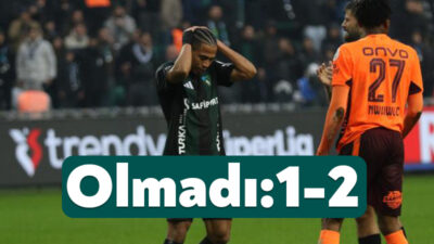 Trendyol Süper Lig’in 18. haftasında Kocaelispor, evinde karşılaştığı Trabzonspor'a 2-1