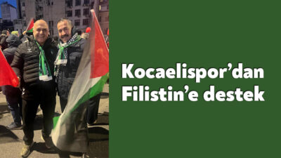 Filistin’deki katliamların durdurulması amacıyla İstanbul Galata Köprüsü’nde düzenlenen "Sinmiyoruz, susmuyoruz,